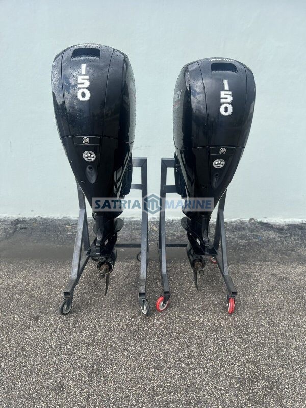 2020 Pair Mercury 150HP Outboard Motors Four Stroke 25″ Shaft