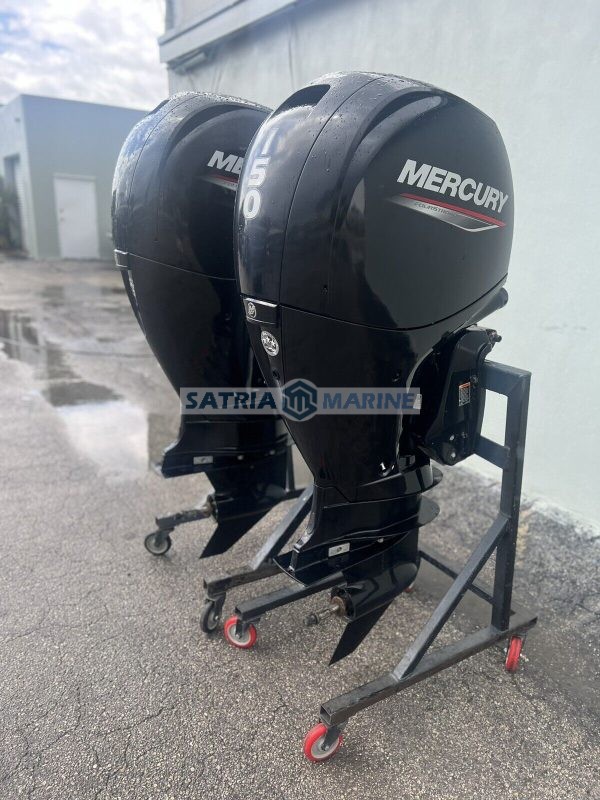 2020 Pair Mercury 150HP Outboard Motors Four Stroke 25″ Shaft - Image 2
