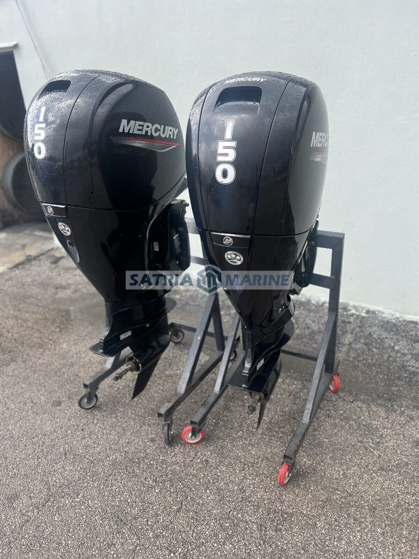2020 Pair Mercury 150HP Outboard Motors Four Stroke 25″ Shaft - Image 6