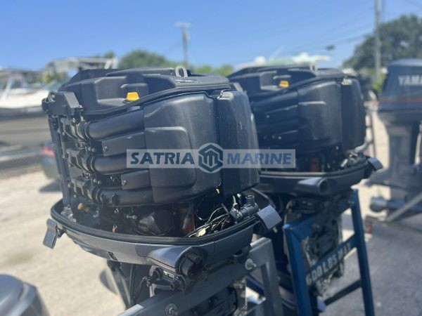 Pair of 2002 Yamaha 225HP Outboard Motors 4 Stroke 25" Shaft - Image 6